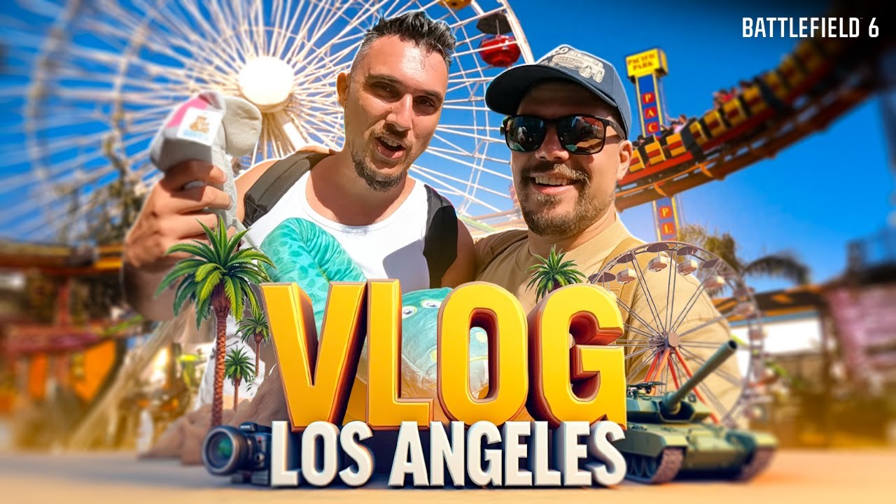 Voyage à LOS ANGELES pour BATTLEFIELD 6 ✈️🌴🔥