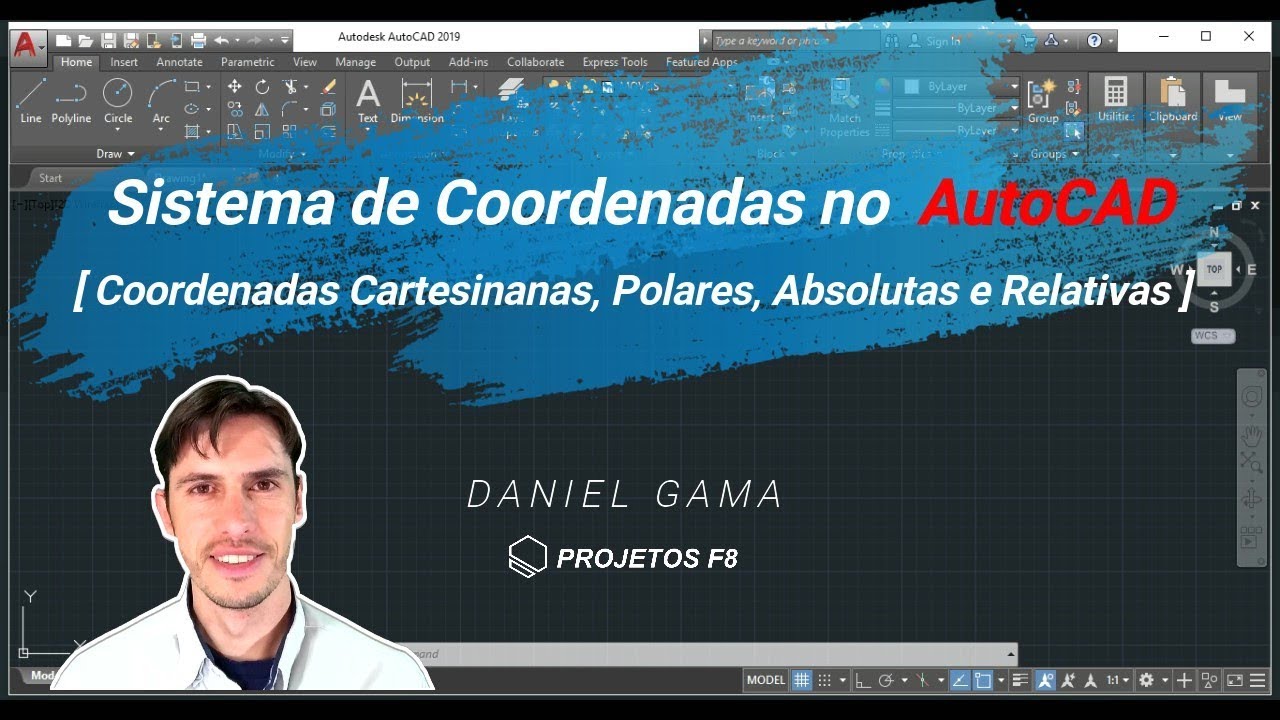 AutoCAD | Sistema de Coordenadas Cartesianas e Polares