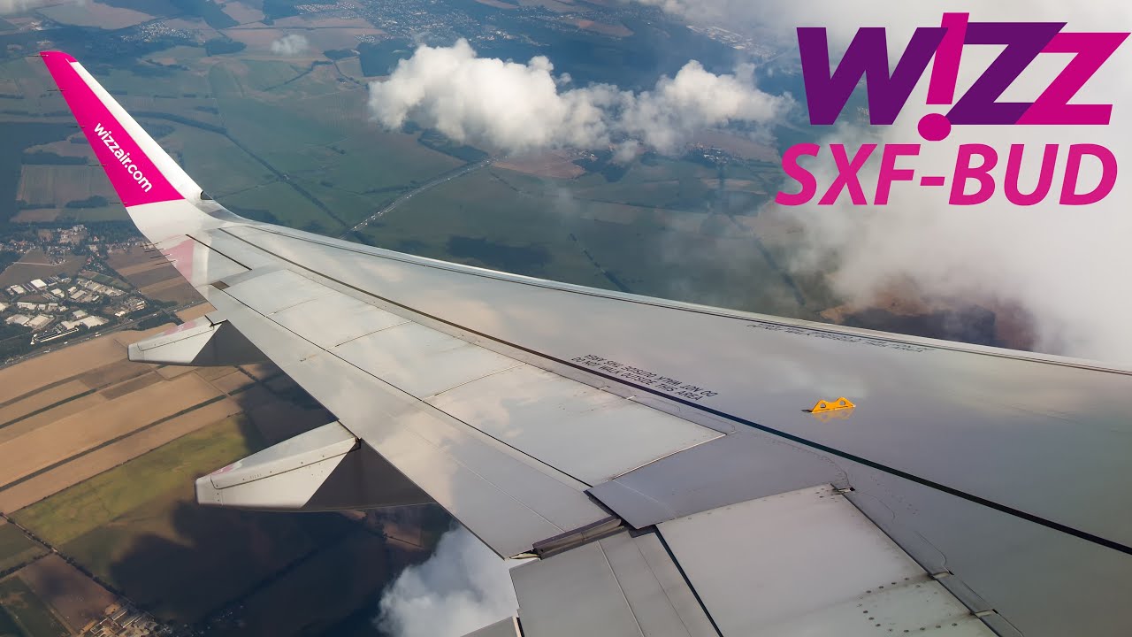 Wizz Air Airbus A320 - Berlin to Budapest [FULL HD]