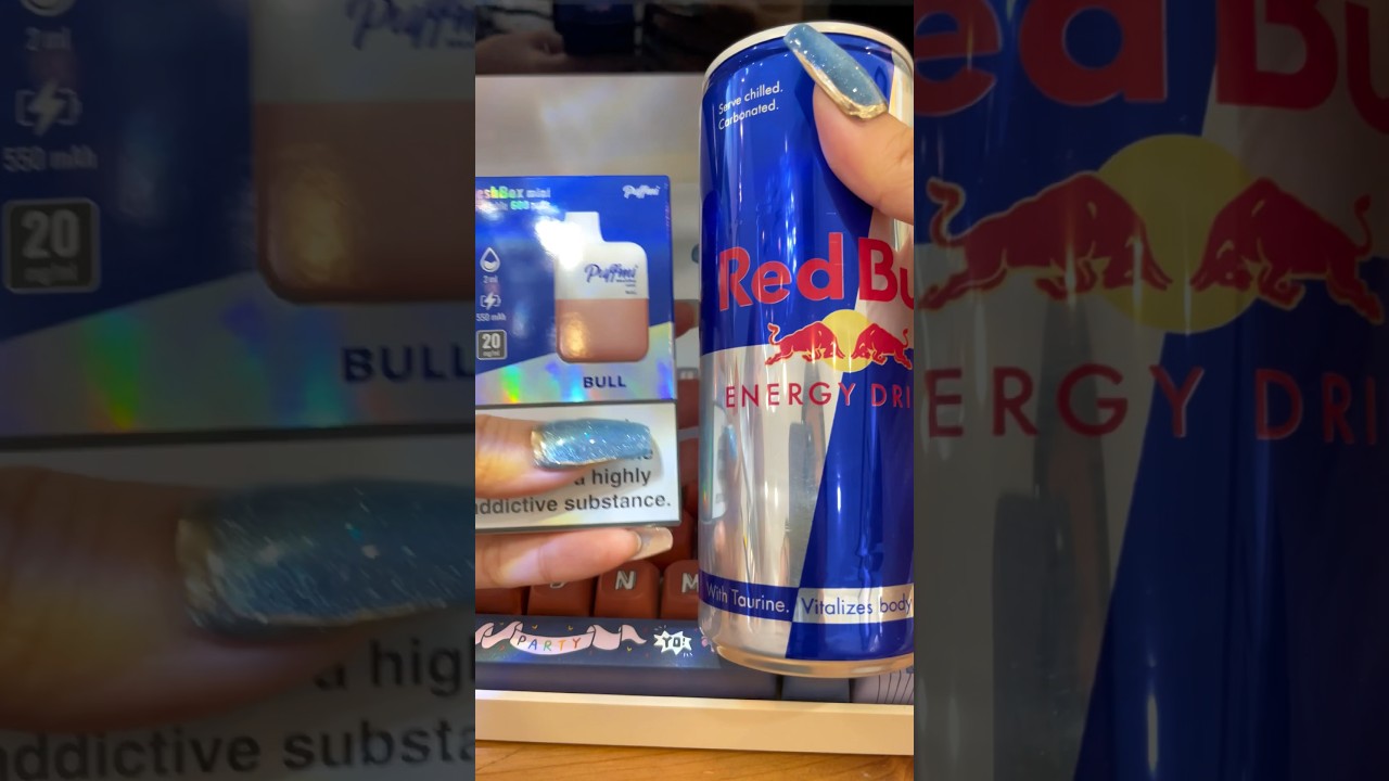 When you&rsquo;re addicted to redbull😂#unboxing #redbull #puffpuffmi #puffmi