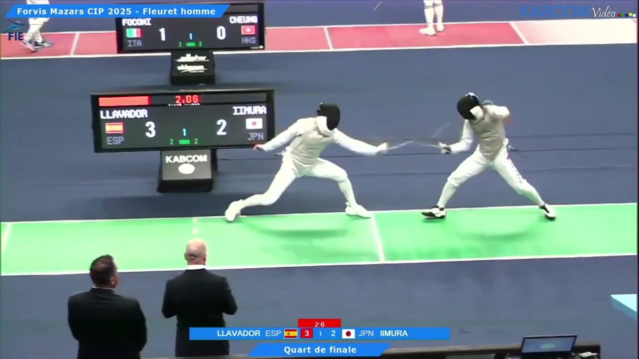 Paris World Cup 2025 SMF - L8 - Carlos Llavador ESP v Iimura Kazuki JPN