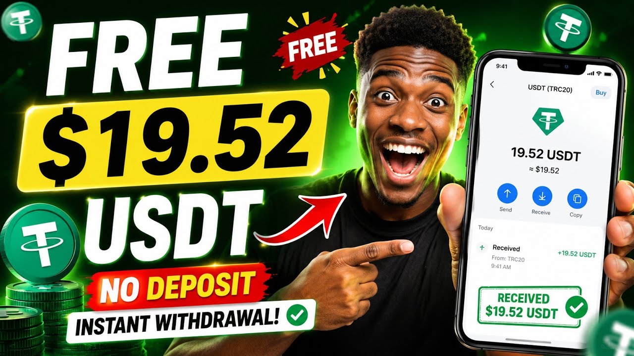 FREE USDT 2026 &mdash; Claim & Withdraw $19.52 USDT Daily | No Fees + Instant Withdrawal
