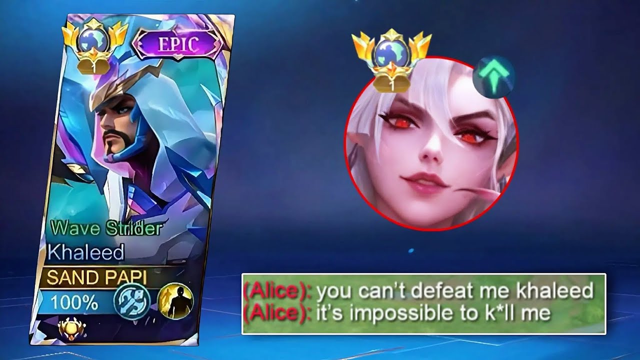 HOW TO COUNTER ALICE IN EXP LANE USING KHALEED WITH THIS SECRET BUILD!!