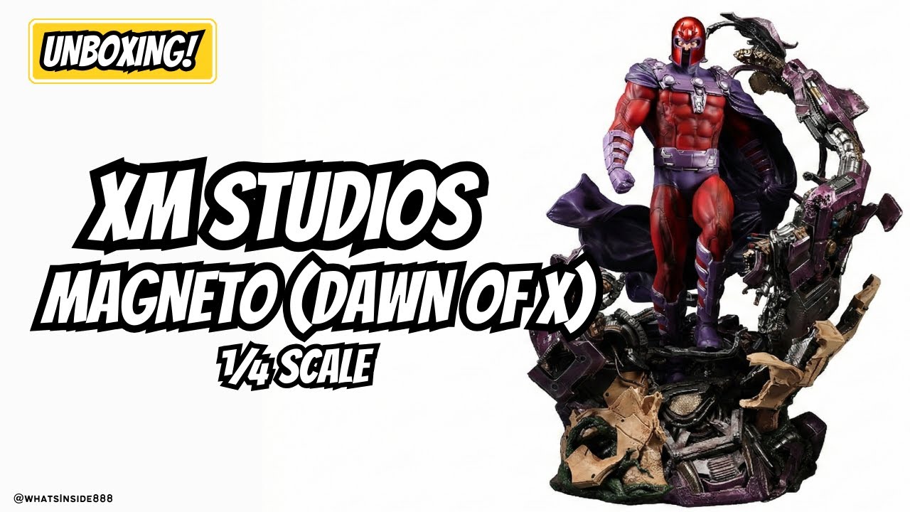 🧲 The MASTER OF MAGNETISM! XM Studios Magneto (Dawn of X) 1/4 Scale | Unboxing🧲