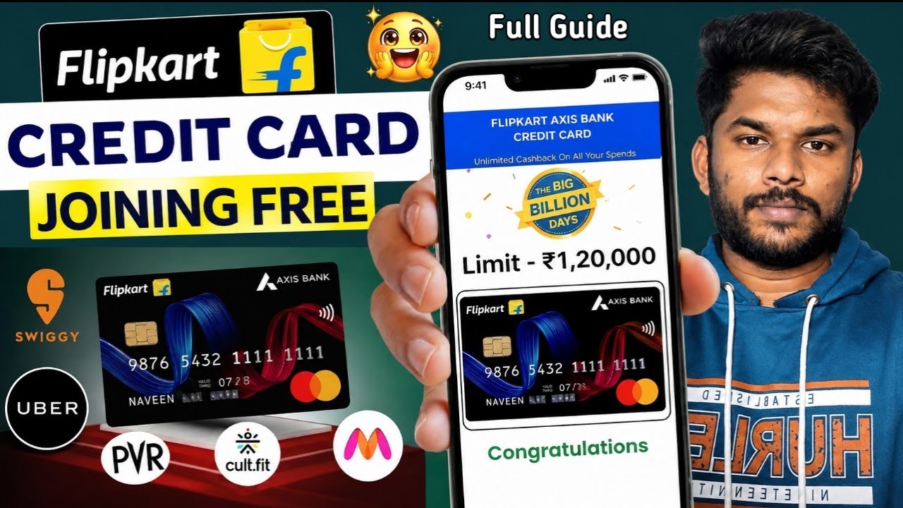 How to Apply for Flipkart Axis Bank Credit Card 2026 | Flipkart Axis Bank Credit Card Telugu | Be...