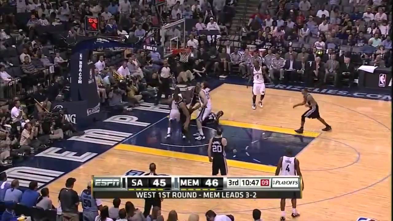 Zach Randolph playoff career-high 31pts vs. Spurs G6 (04.29.11)[17pts in the 4th Qtr]