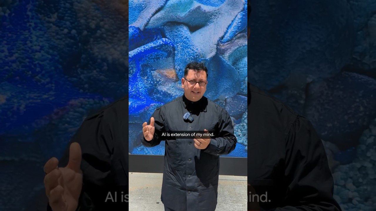 Artist Refik Anadol&rsquo;s Machine Hallucinations &mdash; LNM shows how AI can spark creativity #GoogleIO