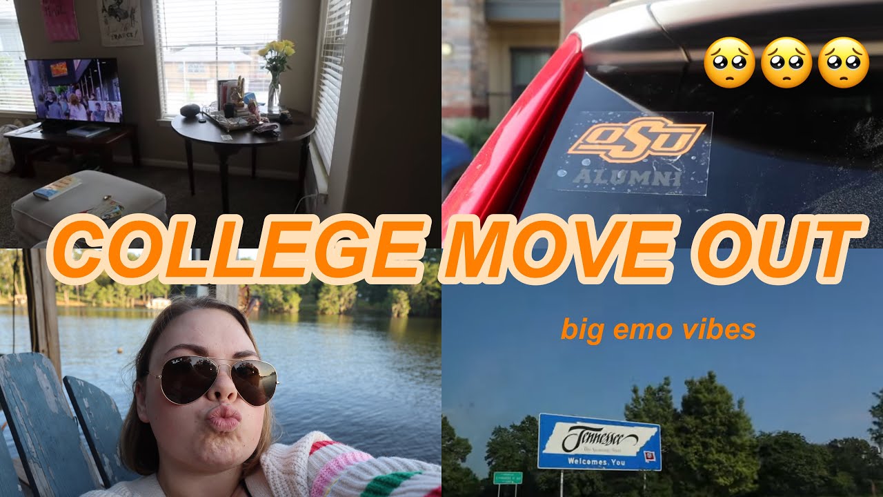 college move out 2022  & apartment tour @  Oklahoma State Universtity