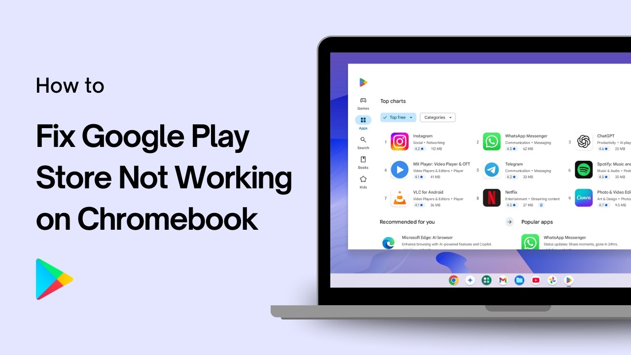 How to Fix Google Play Store Not Working on Chromebook