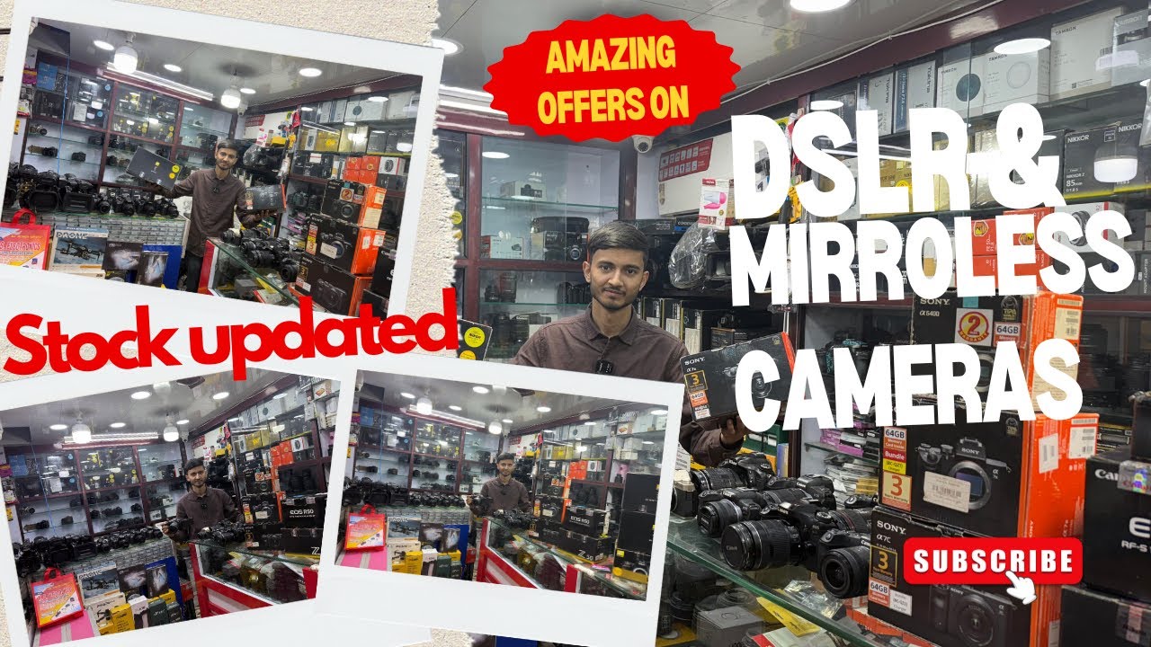 Stock update | Camera under budget | Best cameras in Kolkata | N.S Electronics | DSLR & MIRRORLESS