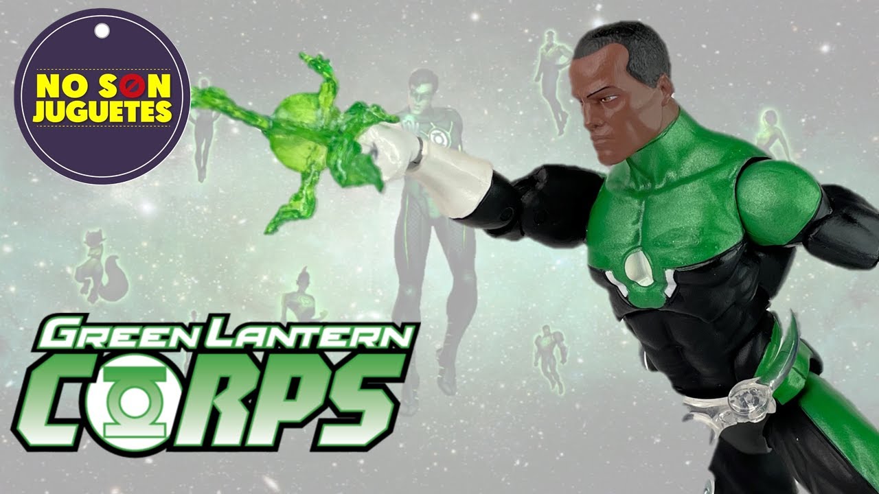 No Son Juguetes: Figura DC Icons Green Lantern John Stewart review/reseña en español
