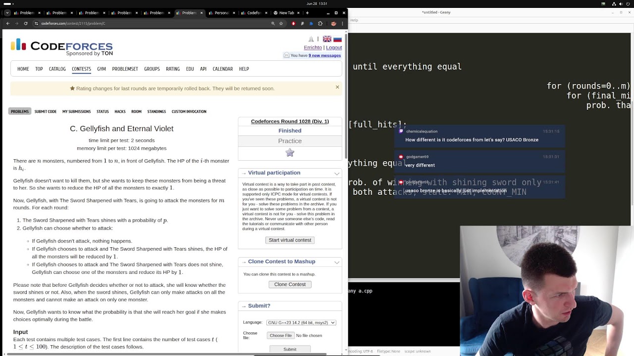 Codeforces algorithms problem-solving