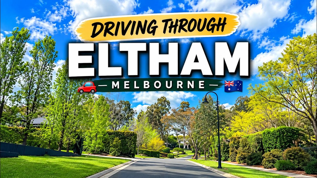 🚗 Eltham, Melbourne 🇦🇺 | Relaxing POV Drive Through Beautiful Streets | Australia Driving Tour 4K