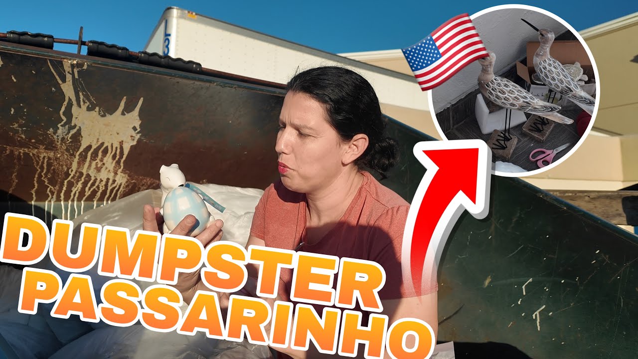 Dumpster lixos das lojas nos EUA🇺🇸 CESTO CHEIO DE ACHADOS 😱