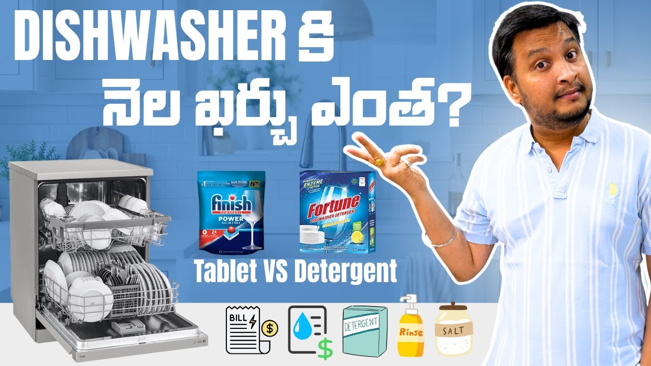 Dishwasher Monthly Expense Explained | Tablets vs Detergent – Which Is Cheaper?