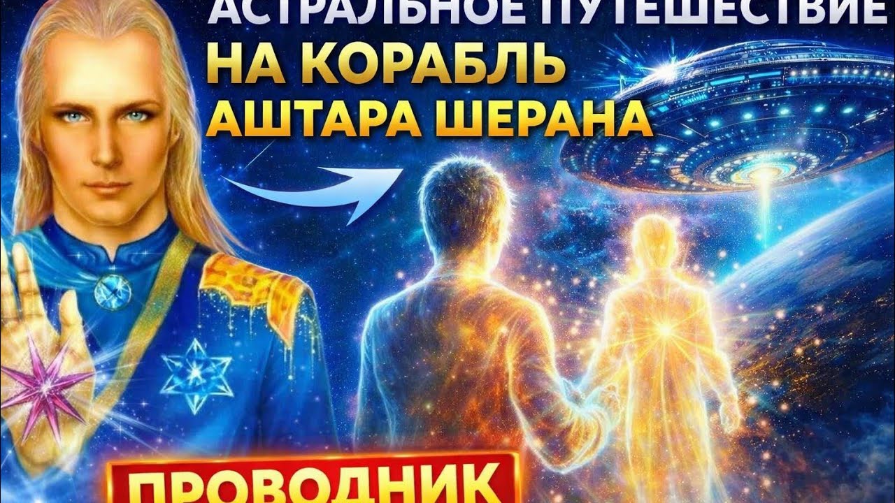 На корабль Аштара Шерана путешествие с проводником астрально 