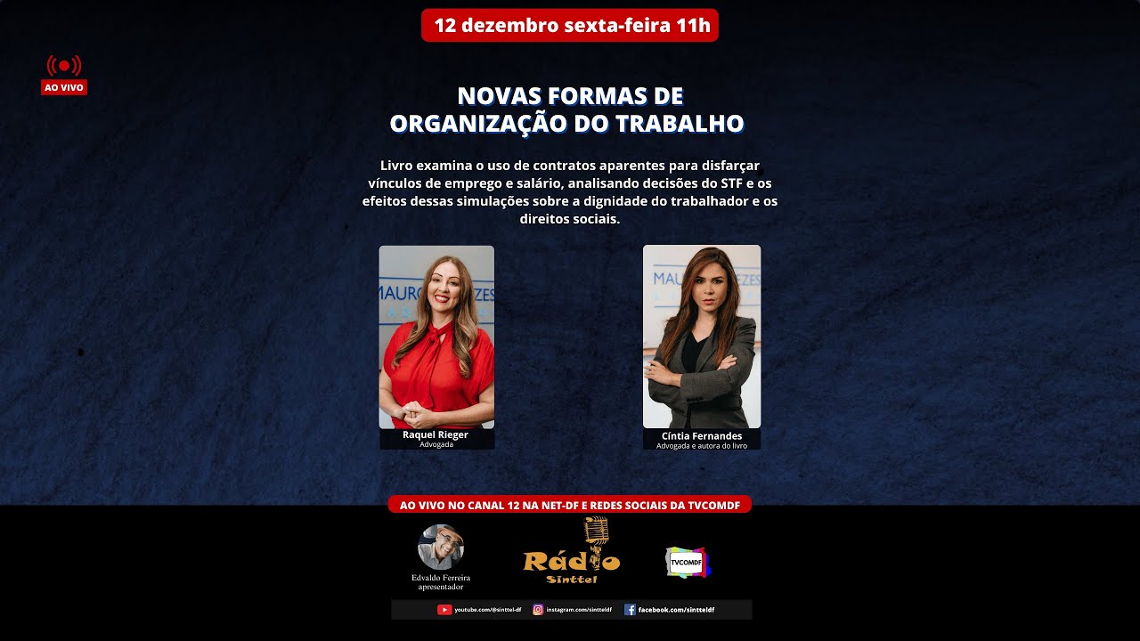 NOVAS FORMAS DE ORGANIZAÇÃO DO TRABALHO