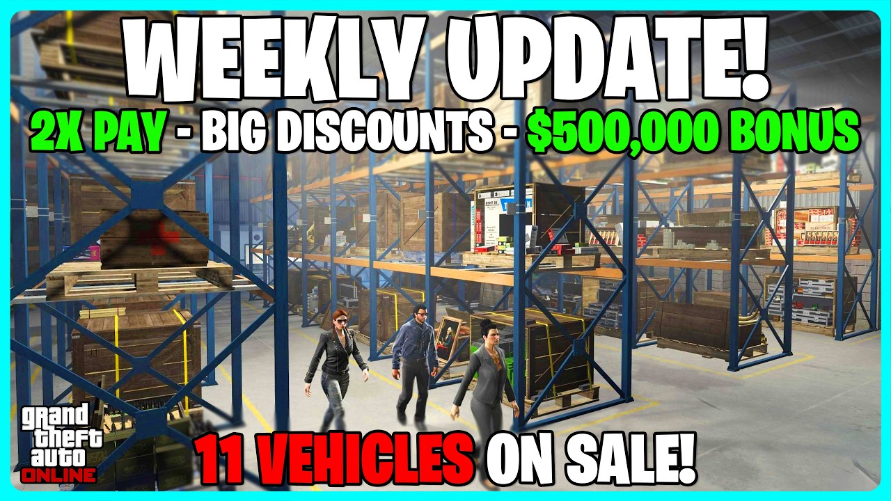 БОНУСЫ НА СПЕЦГРУЗ! ЕЖЕНЕДЕЛЬНОЕ ОБНОВЛЕНИЕ GTA ONLINE! 2Х ВЫПЛАТЫ И НЕ ТОЛЬКО!