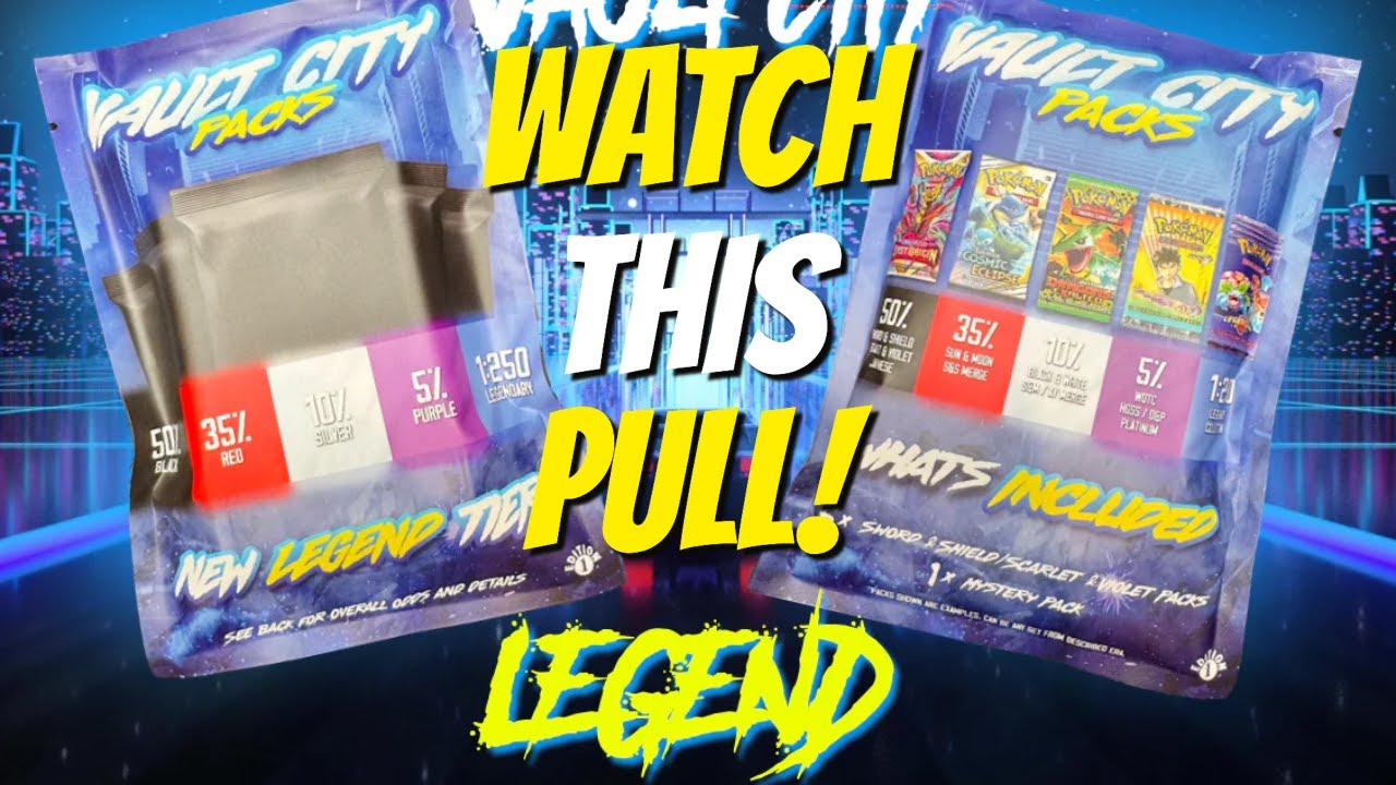 Risking On Pokemon Mystery Packs! Vault City New Legend Tier!