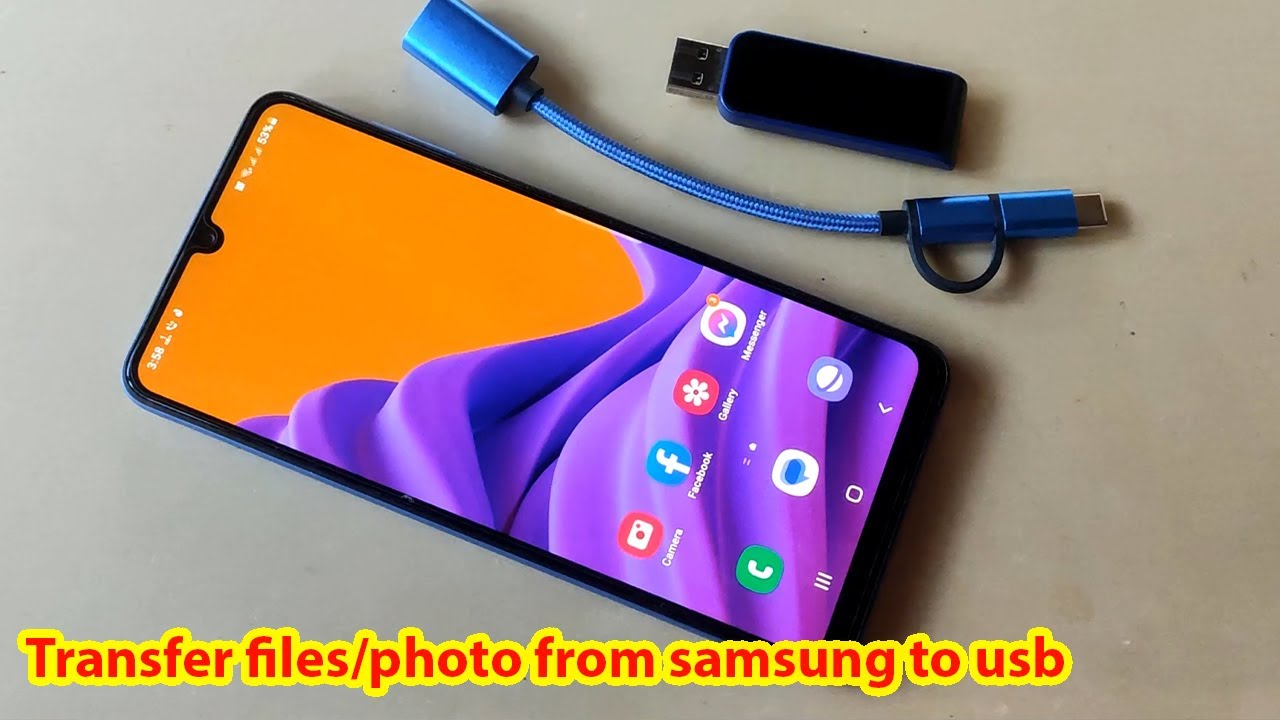 How to transfer files from samsung phone to usb drive