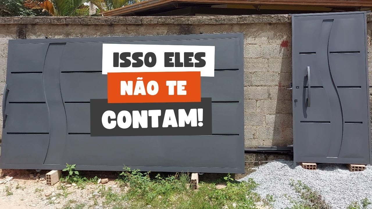 NÃO PINTE SEU PORTÃO ANTES DE VER ESSE VÍDEO