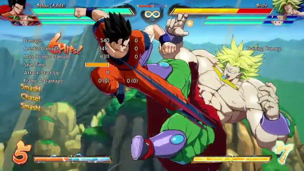 NEW GOHAN's MIDSCREEN LITE DP LOOPS AND NEW CORNER LOOPS!!!! (Patch 1.33)#dbfz #gohan #combo