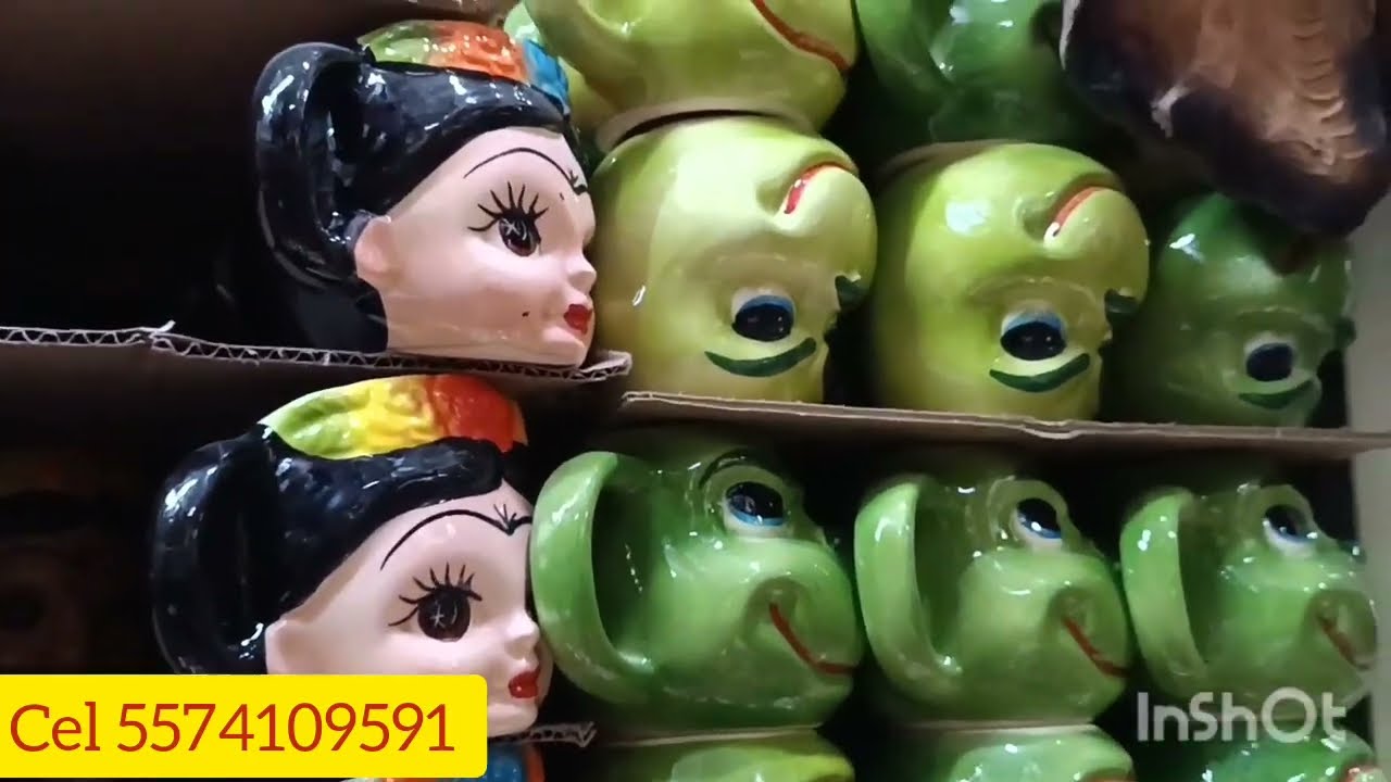 😍 MERCADO DE SONORA CERÁMICA, TALAVERA Y RESINA 🫖  FLOREROS, FIGURAS, PLATOS y TAZAS DE TEMPORADA .