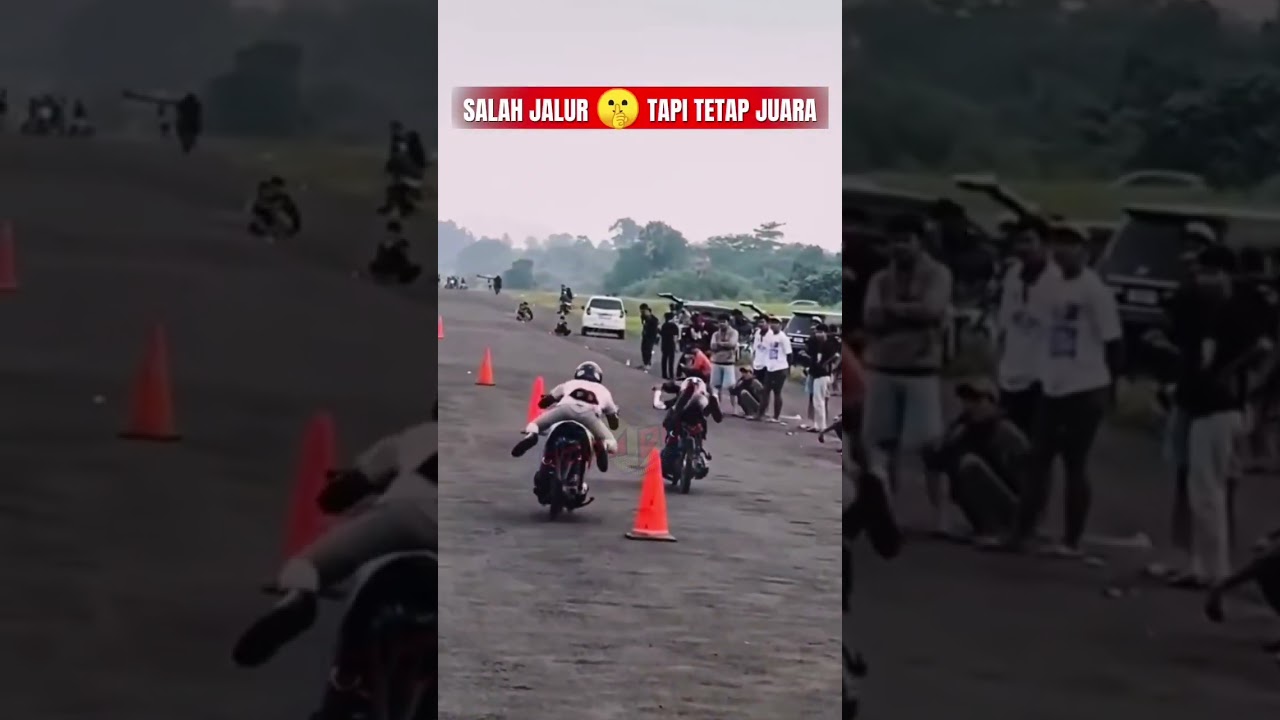 SALAH JALUR 😁 DRAG SENTUL HAMPIR CRASS #sentul #200cc #dragbike