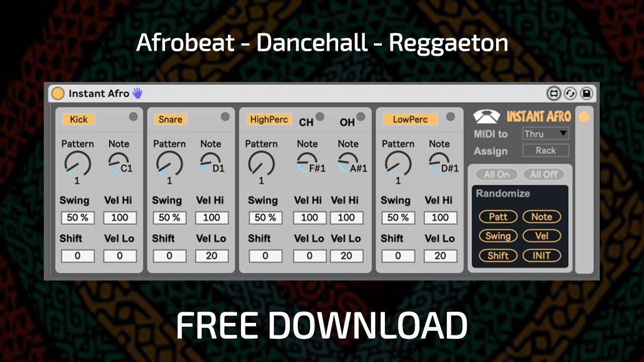 Instant Afro - How To Make Afro Beat/Dancehall/Reggaeton | (Free Download)