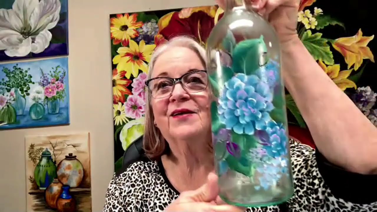 Learn to Paint One Stroke - LIVE With Donna: Glass Painting | Donna Dewberry 2026