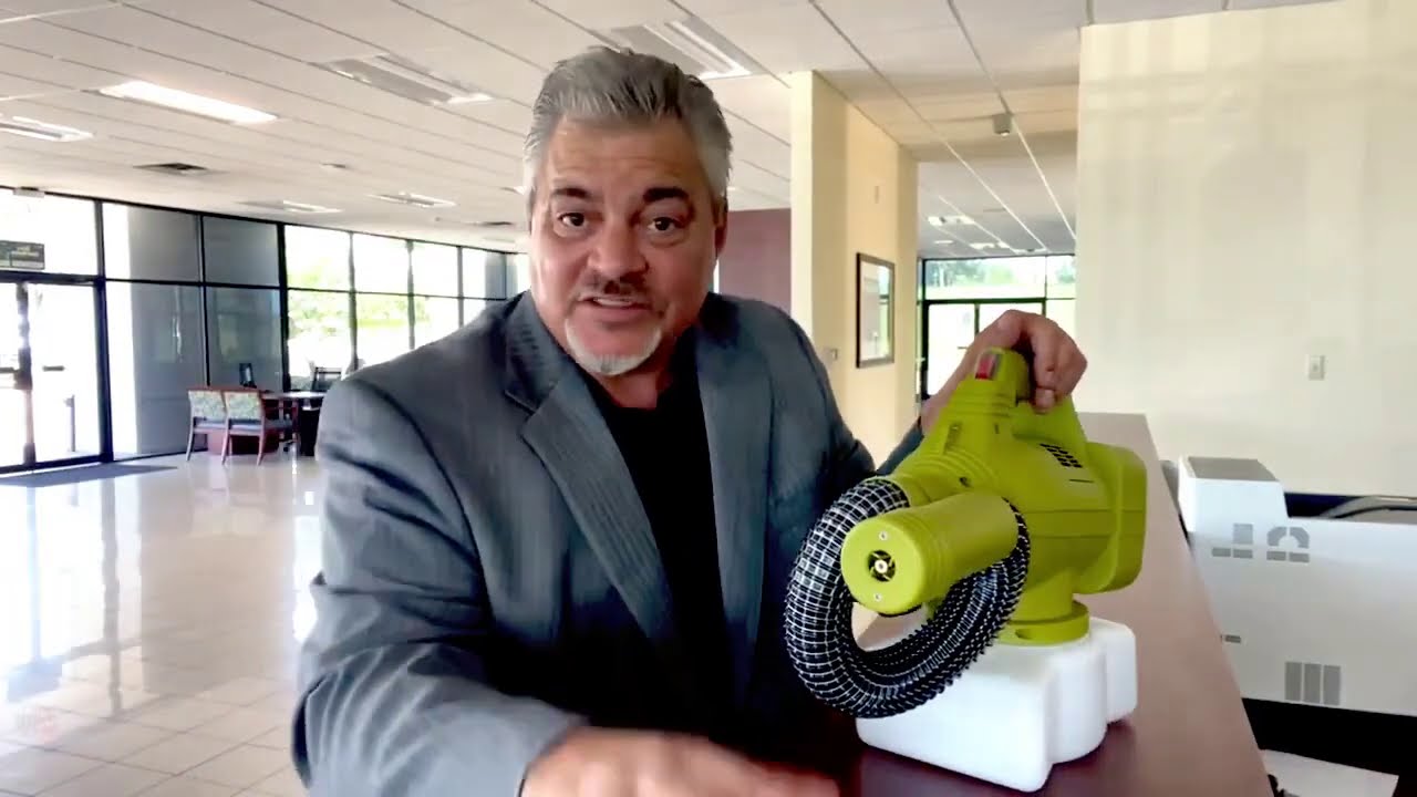 Airostar Battery Pack State-of-the-art Fogger by Airofog Disingerm Tom Stokes Demo