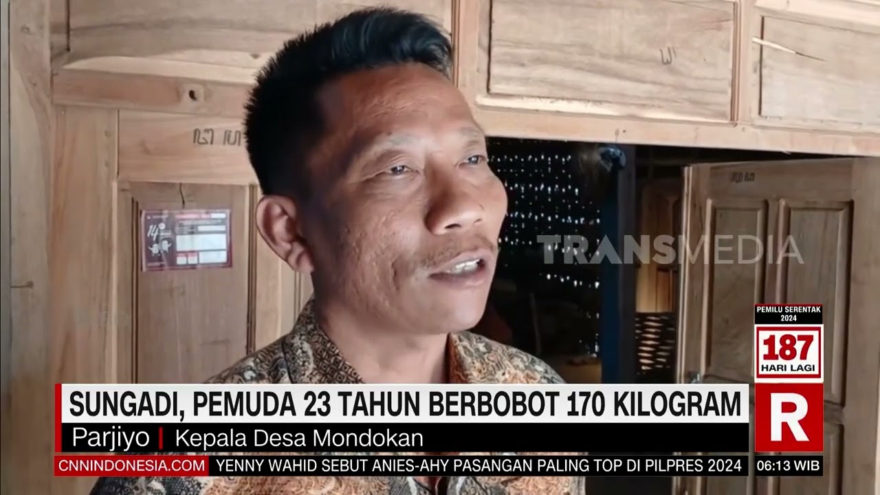 SUNGADI, PEMUDA 23 TAHUN BERBOBOT 170 KILOGRAM | REDAKSI PAGI (11/08/23)