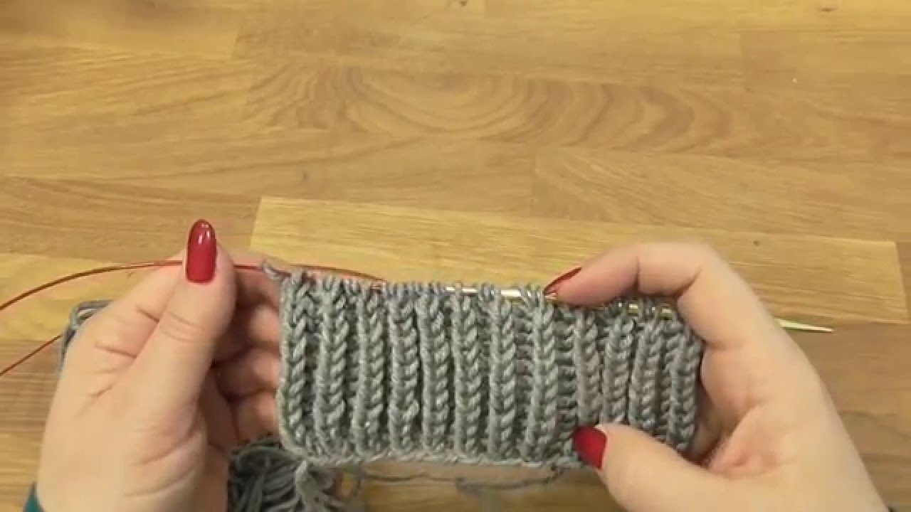 Pleten&yacute; vzor Brioche 1. d&iacute;l, Knitting brioche stitch