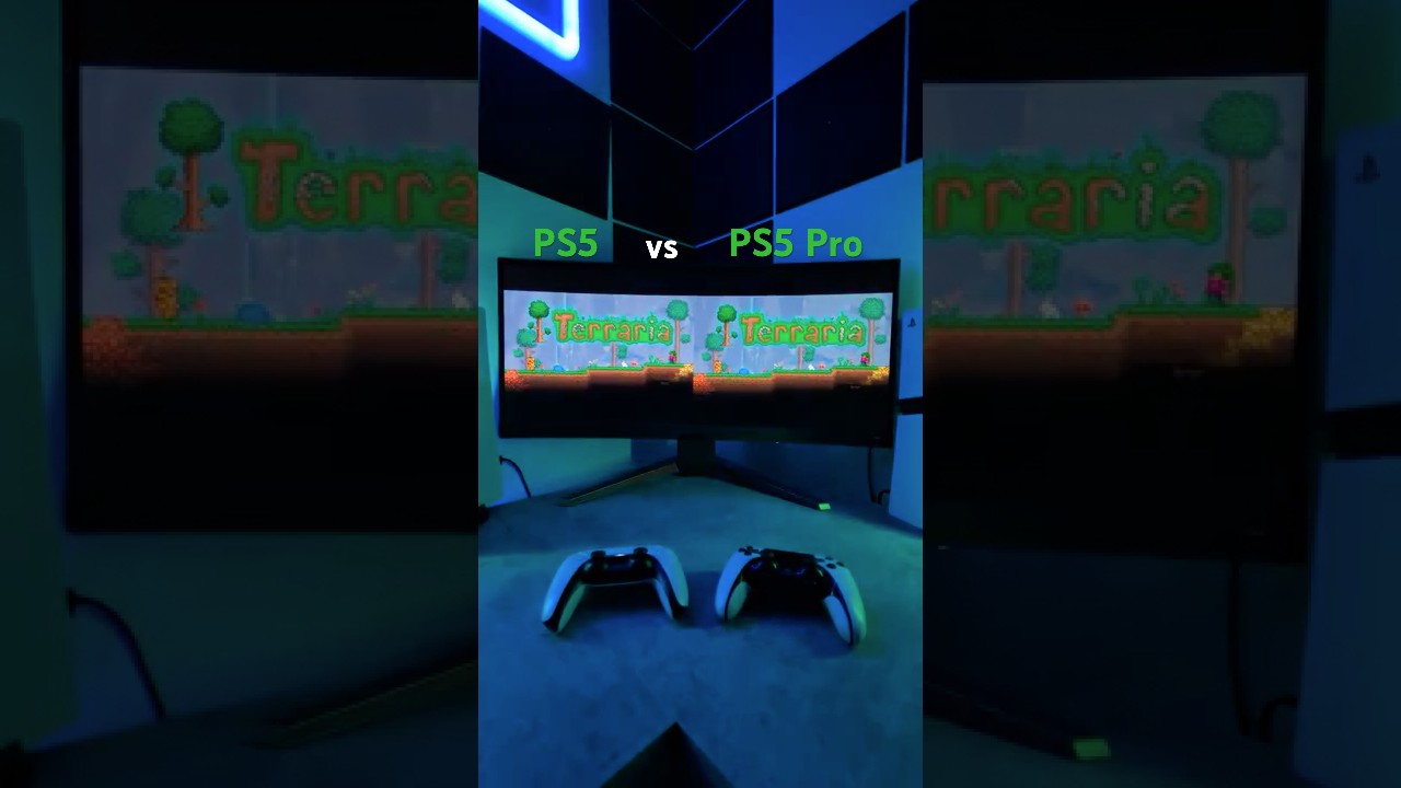 PS5 vs PS5 Pro Terraria Boot Up Test