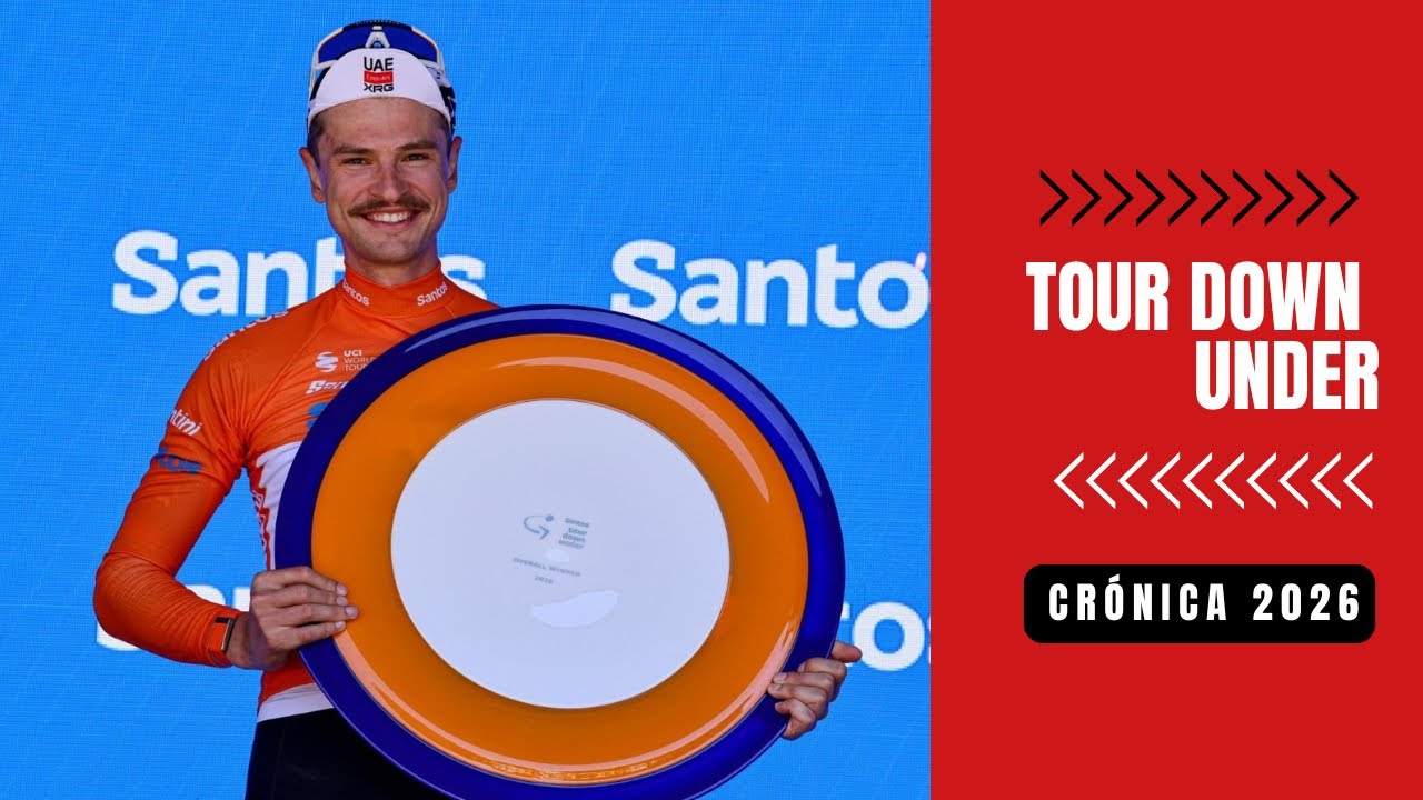 Análisis Tour Down Under 2026 🧡 Victoria de Jay Vine, exhibición de UAE y sorpresas al sprint