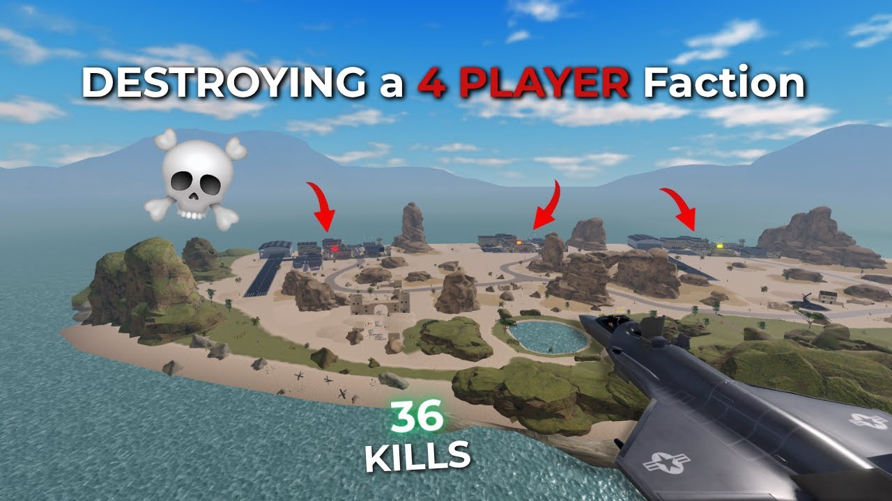 DESTROYING a 4 PLAYER Faction In The New Map!