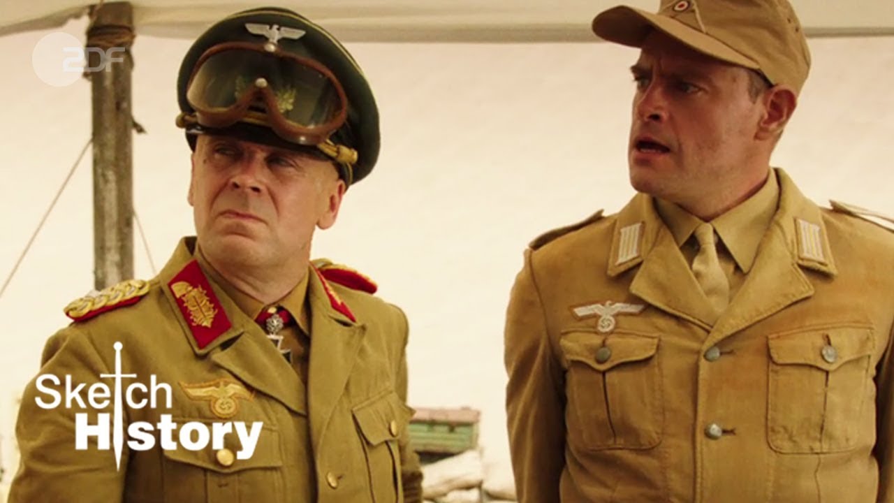 Nazi-Rommel rührt die Namens-Trommel  - SANDNEUE STAFFEL Sketch History 2018 | ZDF