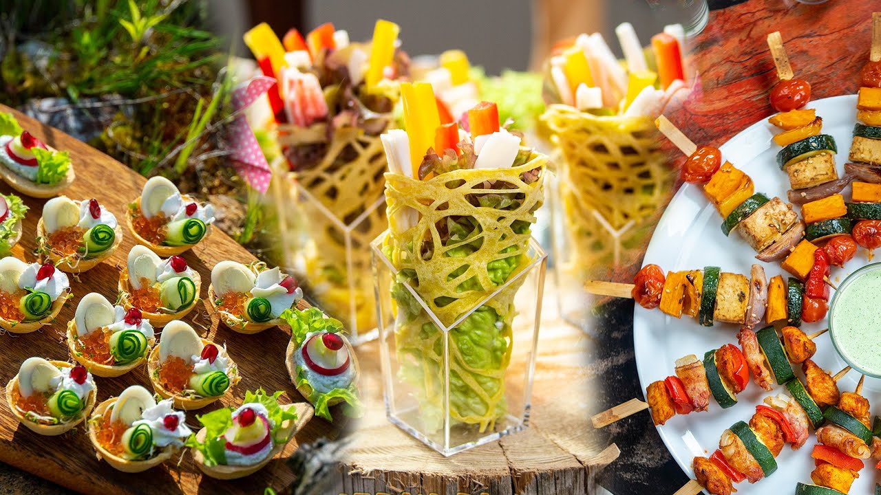 Best finger foods for party! Easy savory appetizers for a crowd and easy healthy appetizer recipes
