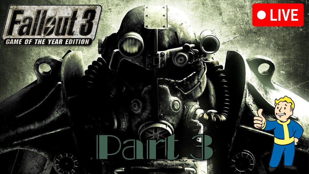 🔴LIVE - Fallout 3 #3 - WASTELAND TRAITORS (PC) (UWQHD 3440x1440 | 21:9)
