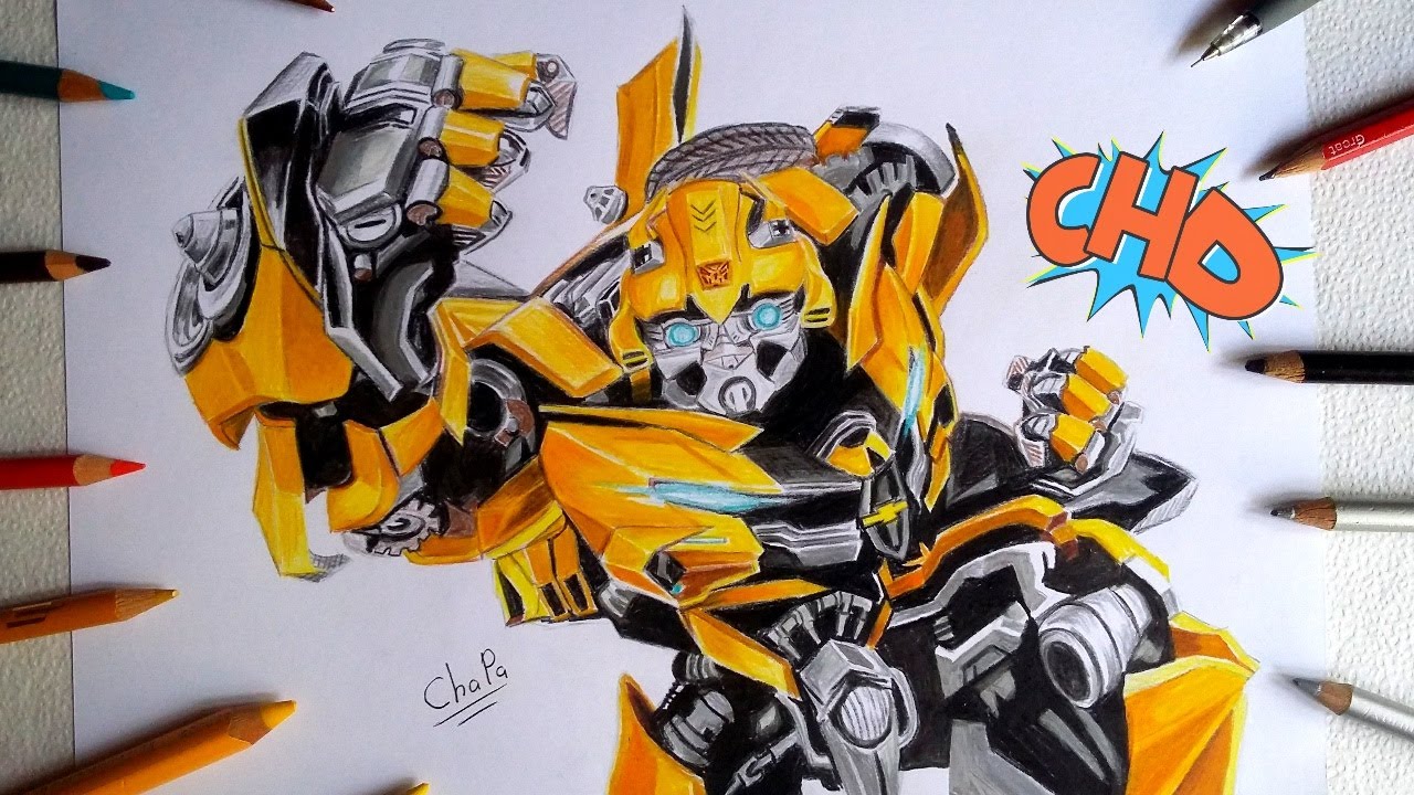 DIBUJANDO A BUMBLEBEE 