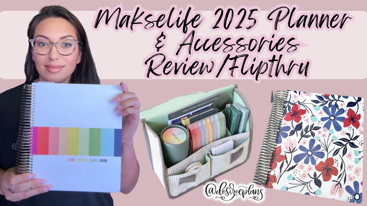 2025 MAKSELIFE PLANNER | GOAL SETTING | INTERCHANGEABLE COVERS & MORE!