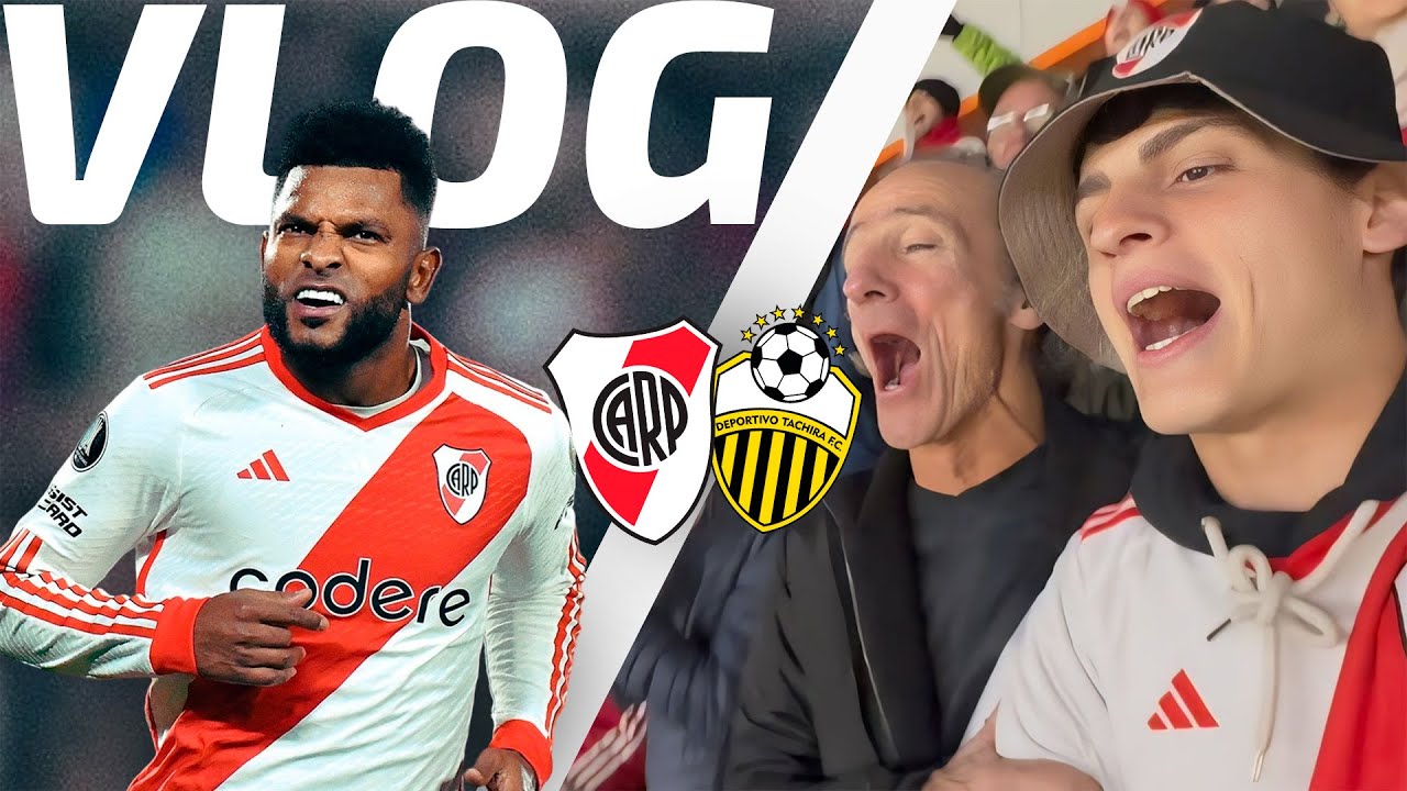 VLOG CANCHA RIVER VS DEPORTIVO TACHIRA CON EL TITI