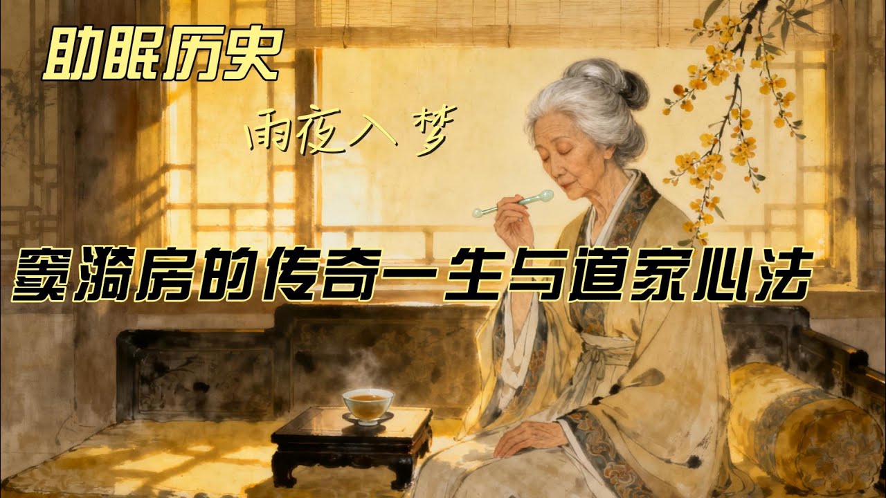 【助眠历史】雨夜入梦：为什么真正的强者都善于“示弱”？窦漪房的传奇一生与道家心法治国，抚平你的睡前焦虑｜沉浸式故事
