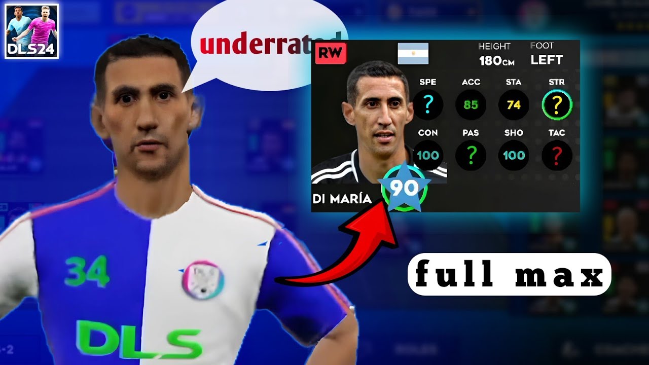 Angel Di Maria 90 MAX UPGRADE💥 || DLS 24 