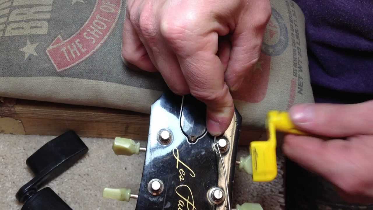Master Luthier's Guitar String Winding Technique