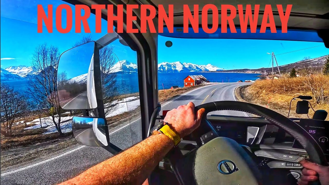 Norway 🇳🇴 Beautiful views and empty roads POV Truck Driving Volvo FH540