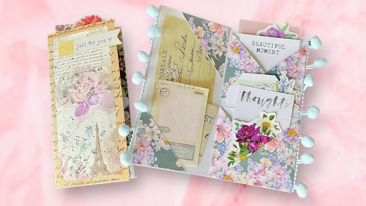 Mini Loaded Pocket Folder Using 6x6 Paper