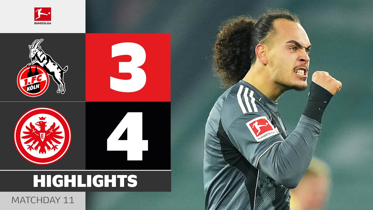 PURE DRAMA! Frankfurt Turns The Game Around! | 1. FC K&Ouml;LN - EINTRACHT FRANKFURT | Bundesliga