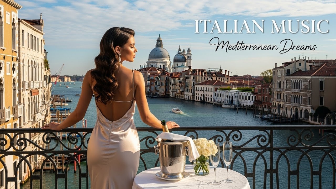 Lake Como Evening Bliss 🎶 Romantic Acoustic Music for Deep Relaxation | 4K