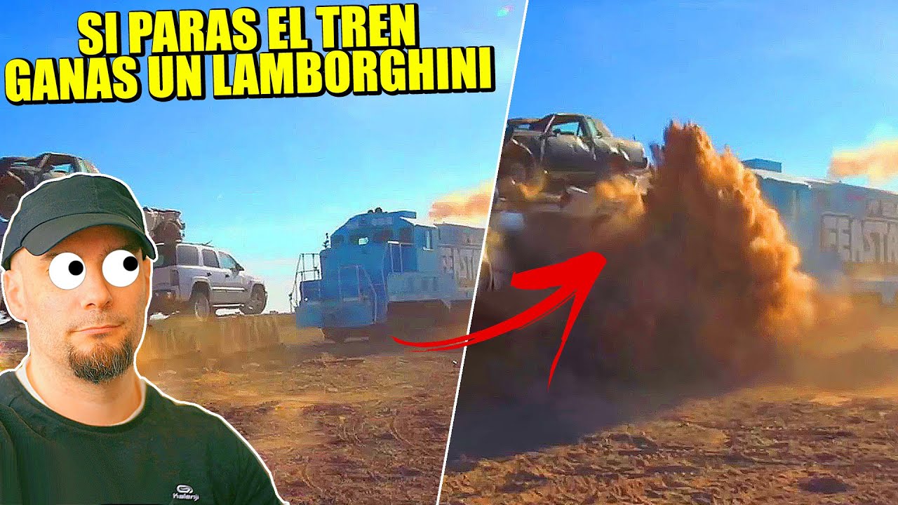 Si paras el TREN de Mr BEAST ganas un LAMBORGHINI